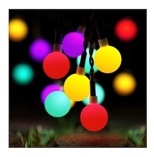 Foto 3 | Luces Solares con Forma de Esfera Led Multicolor 6 m de Largo - Venta Internacional