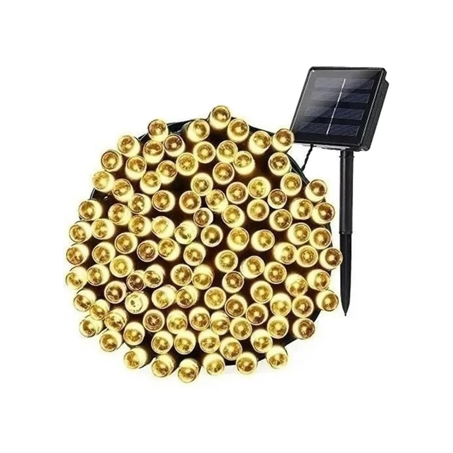 Luces Navideñas Solares Led de 10 M Impermeables 8 Modos - Venta Internacional $687