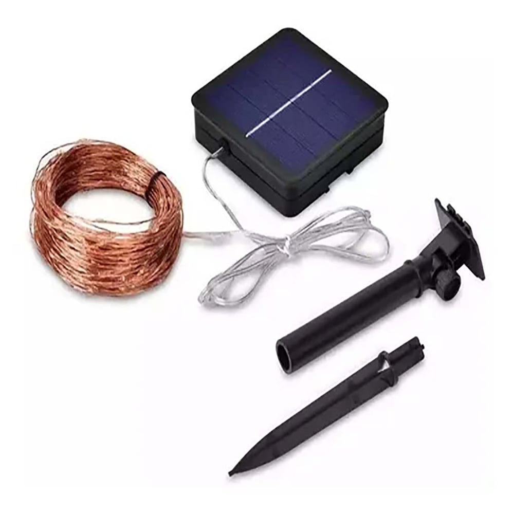 Foto 2 | Guirnalda de Luces Solares 50 Led Luz Cálida 7 M- Venta Internacional