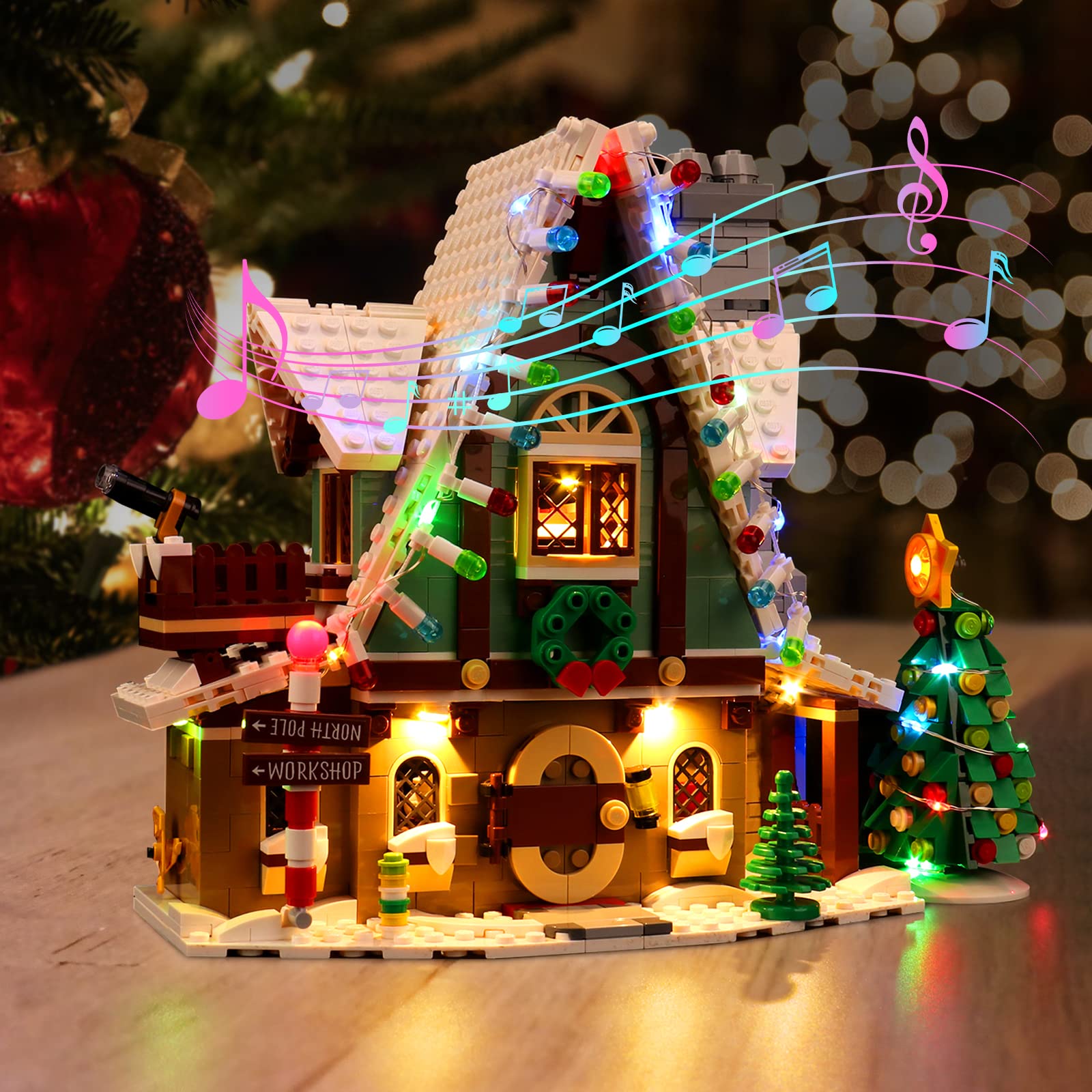 Foto 6 pulgar | Luz Led Para Lego Elf Club House Brickbling Sound - Venta Internacional.