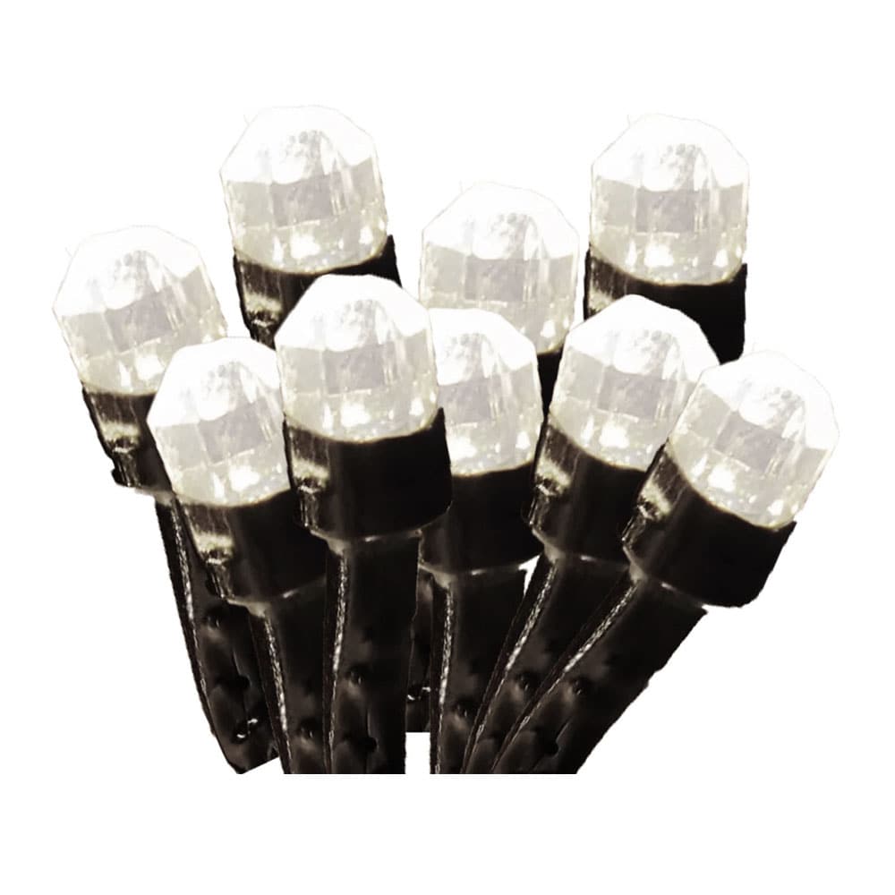 Serie De Luces Navideñas Led 300 Focos Diamante Luz Blanca Brillante $549