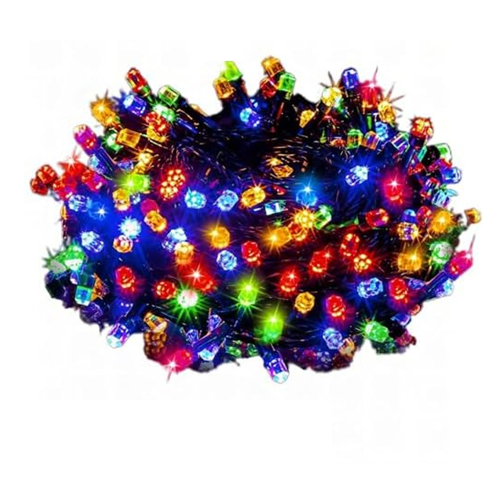 Foto 2 pulgar | Serie De Luces Navideñas Led 300 Focos Diamante Luz Multicolor Brillante