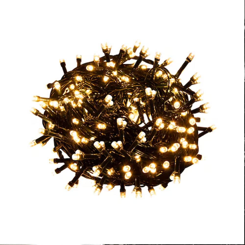 Serie De Luces Navideñas Led 200 Focos Luz Calida Brillante $329