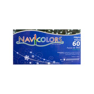 Foto 3 | Serie Navideña 60 Luces Led Luz Blanca 3.5mts 8 Funciones