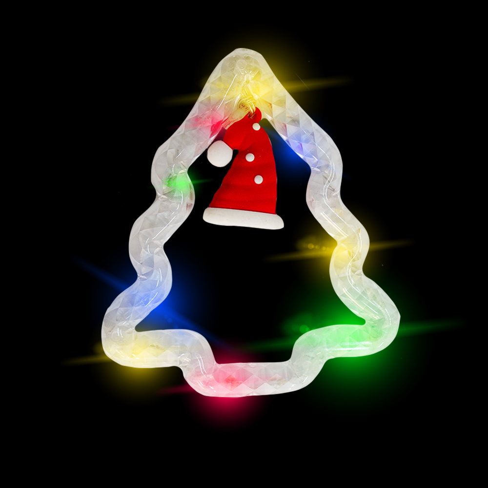 Foto 9 pulgar | Serie Navideña Cascada De Arbolitos Navideños Luz Led Multicolor 3.5mts