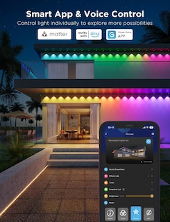 Foto 7 | Luces Exteriores Govee Permanent Pro De 100 Pies Con 60 Led Rgbic - Venta Internacional.