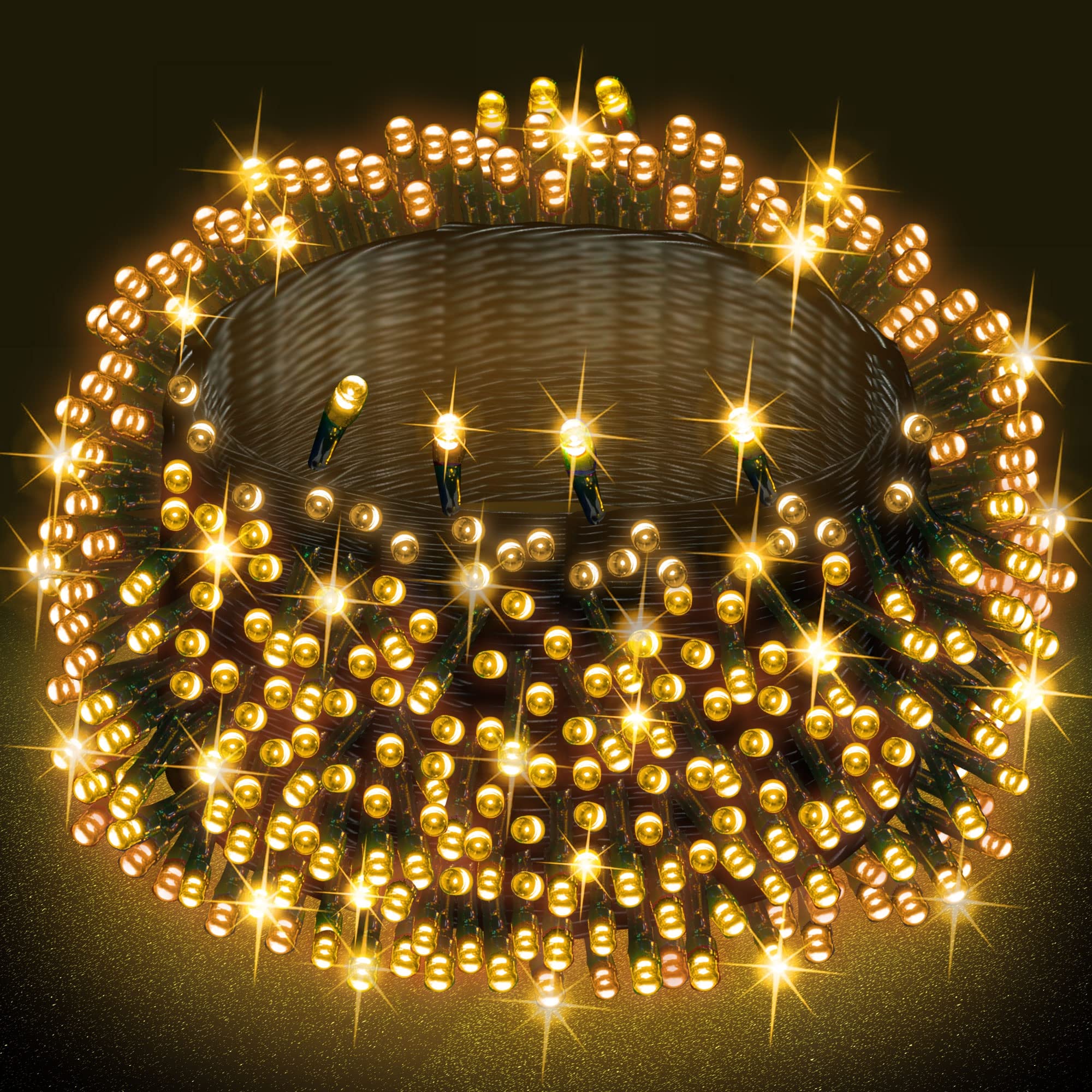 Guirnalda De Luces Navideñas Dazzle Bright 2000 Led, 50 M, Resistente Al Agua - Venta Internacional. $1,609