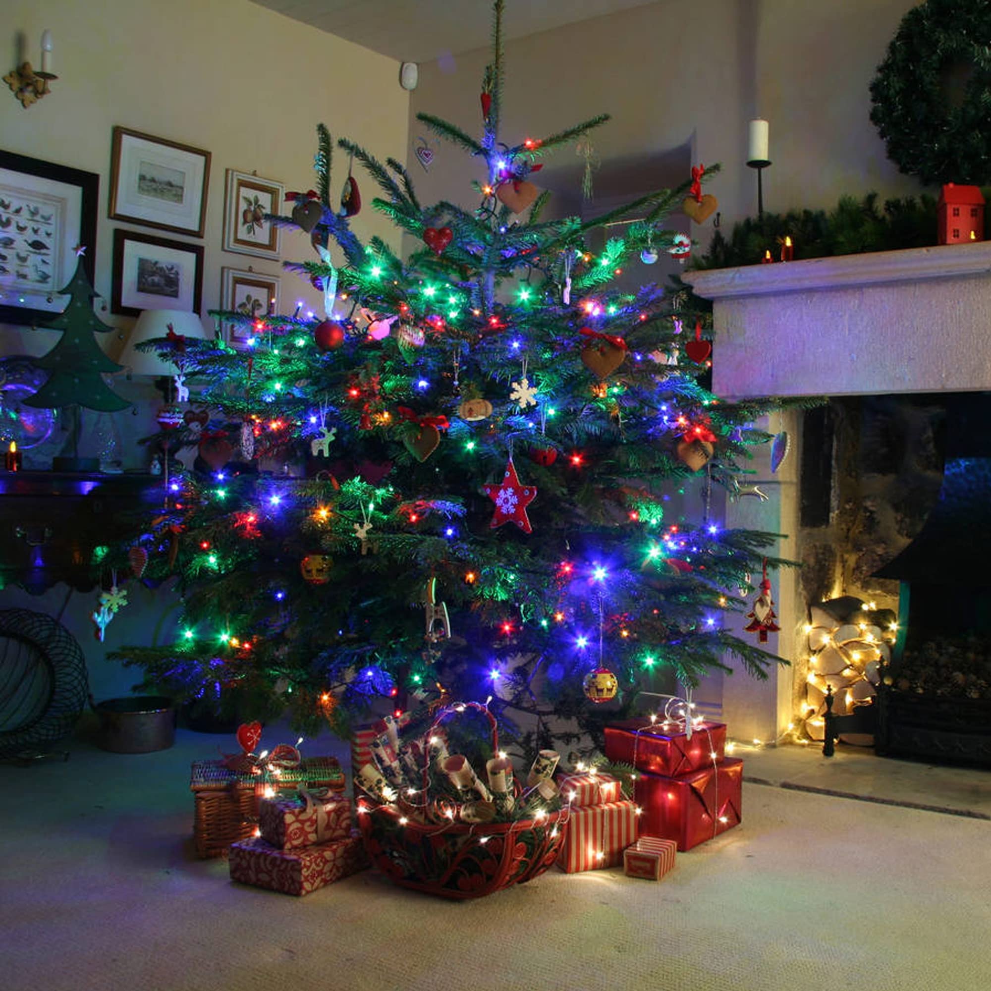 Foto 5 pulgar | Guirnalda De Luces Navideñas Deslumbrantes, 82 Pies, 1000 Led, 8 Modos - Venta Internacional.