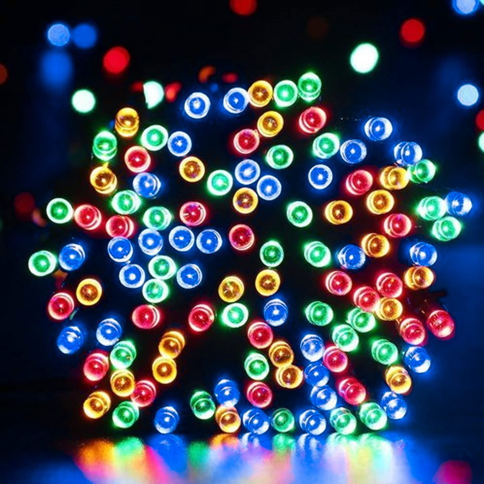 Foto 8 pulgar | Guirnalda De Luces Navideñas Deslumbrantes, 82 Pies, 1000 Led, 8 Modos - Venta Internacional.
