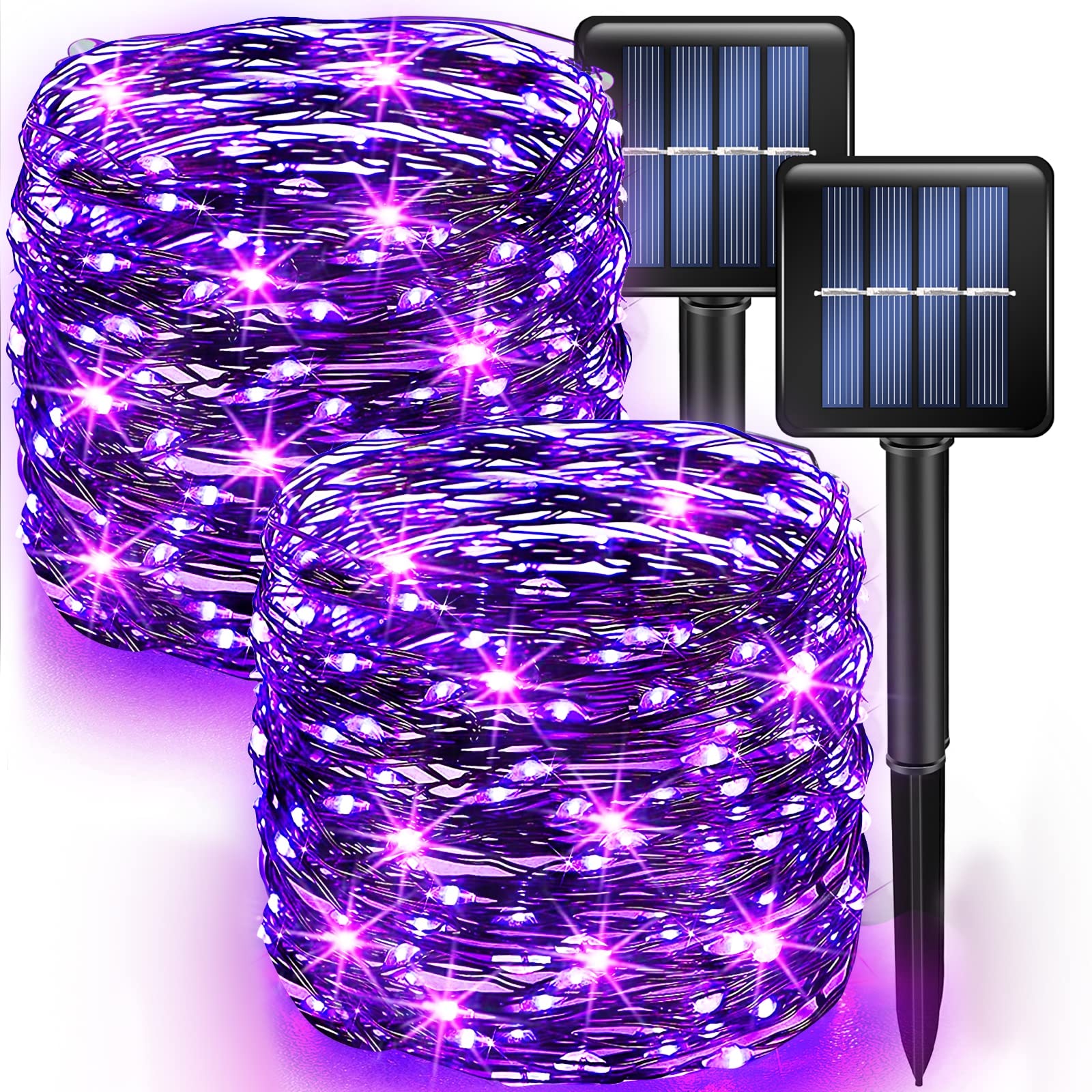 Guirnalda De Luces Dazzle Bright, 240 Led, Solares, 24 M, Paquete De 2 - Venta Internacional. $495