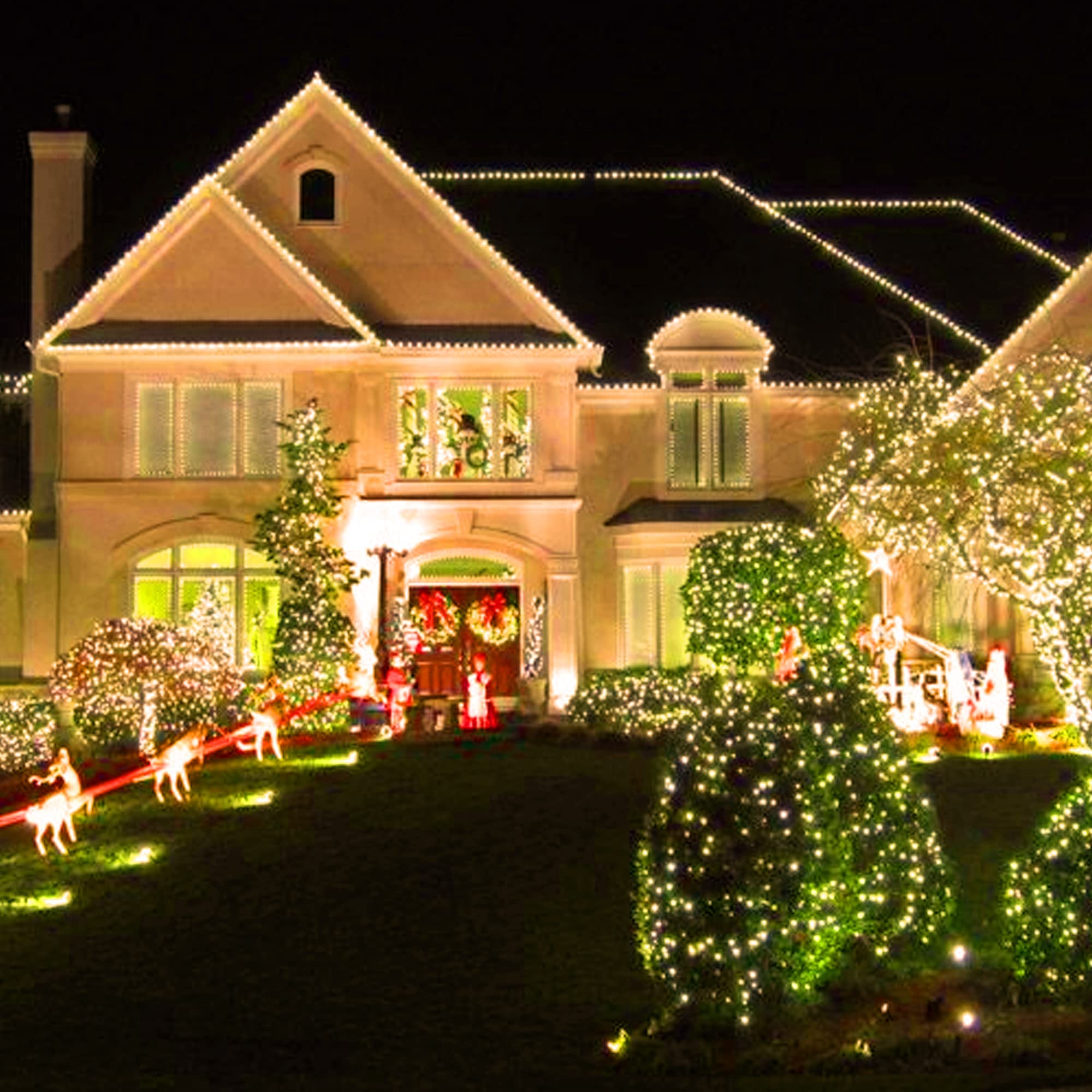 Foto 5 pulgar | Luces Navideñas Deslumbrantes De 32 M, 100 Led, Funcionan Con Pilas - Venta Internacional.