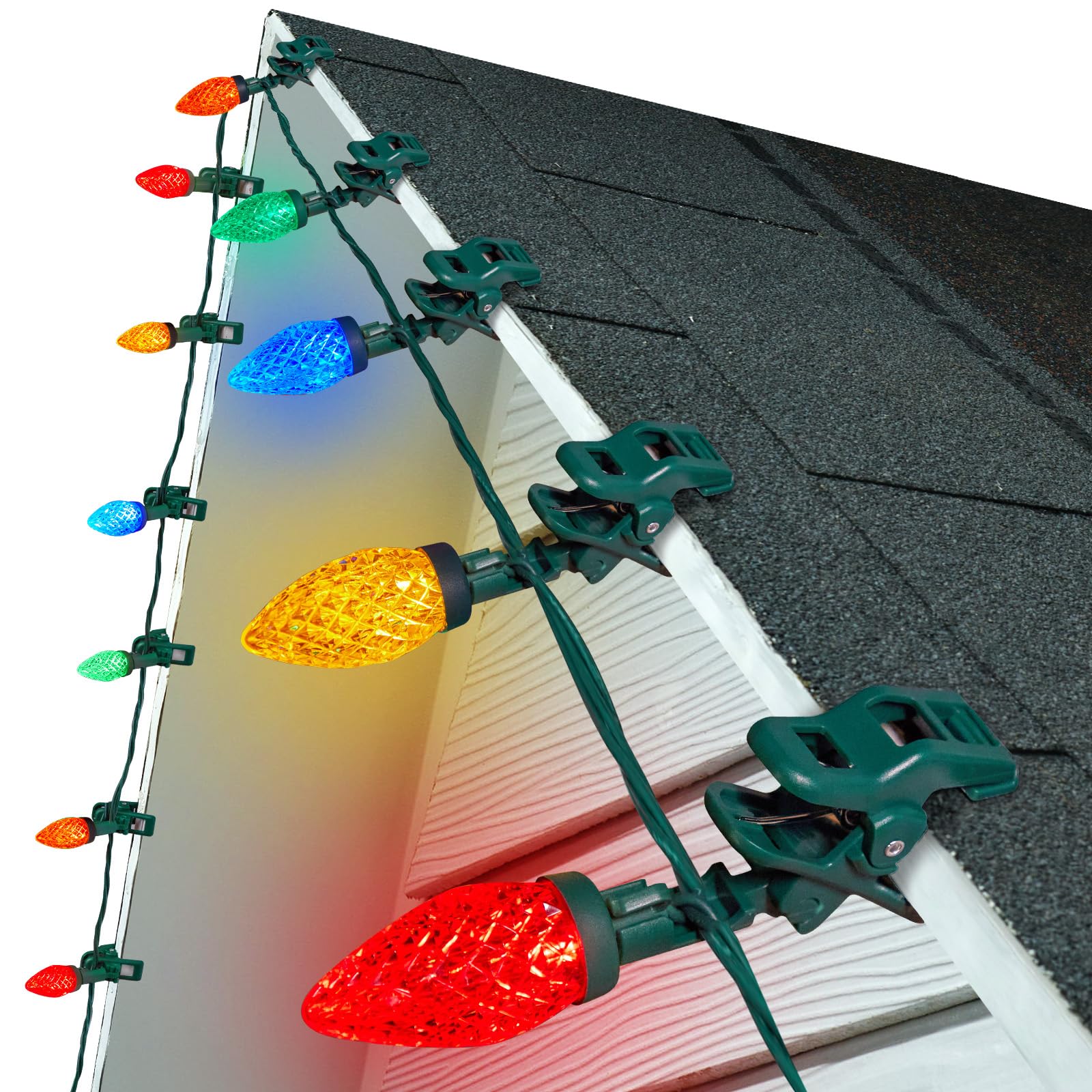 Luces Navideñas Brightown C9 Led De 99 Pies Y 150 Pulgadas, Multicolor - Venta Internacional. $2,019
