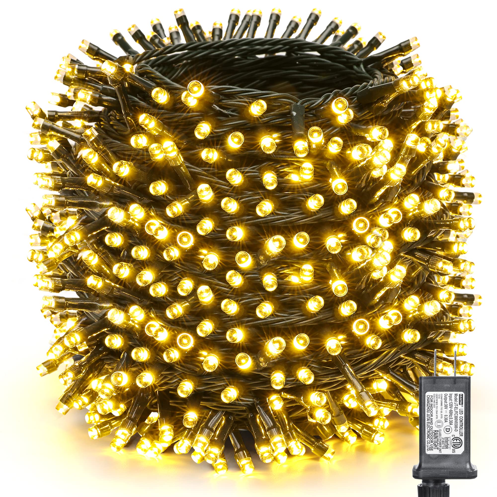 Luces Navideñas Toodour, 338 Pies, 1000 Led, 8 Modos, Resistentes Al Agua - Venta Internacional. $1,466