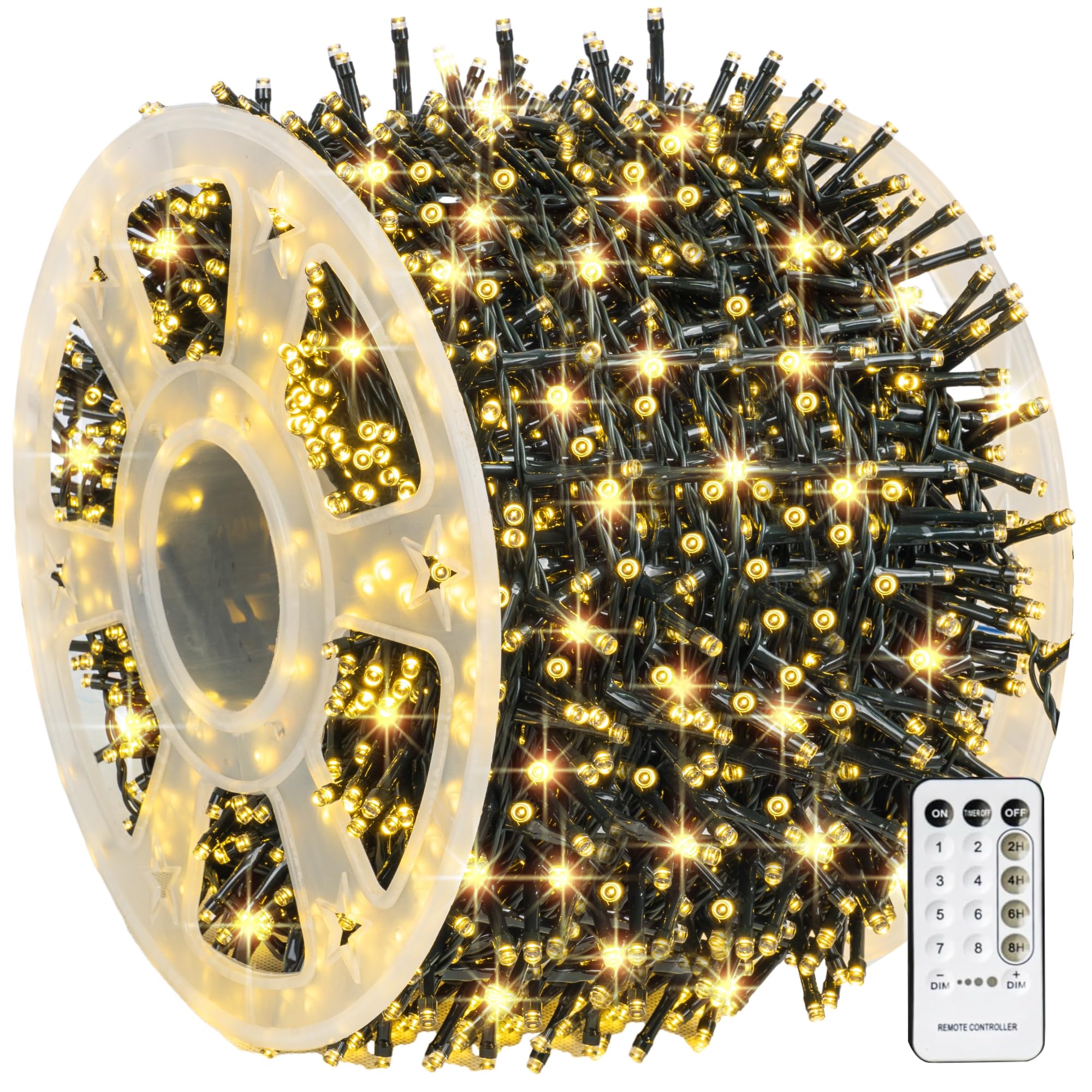 Guirnalda De Luces Navideñas Dazzle Bright 1000 Led, 100 M - Venta Internacional.