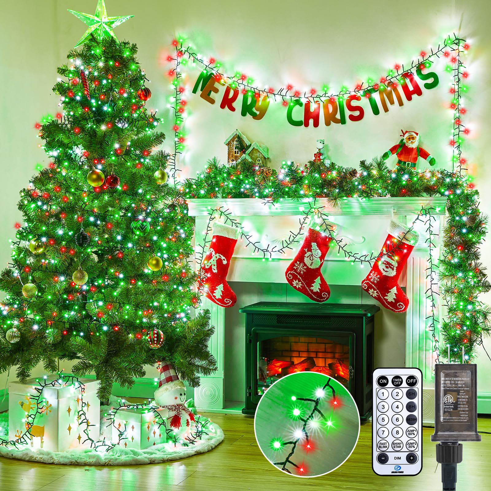 Foto 2 pulgar | Cadena De Luces Led Brightown 1000 De 15 M Para Árbol De Navidad - Venta Internacional.