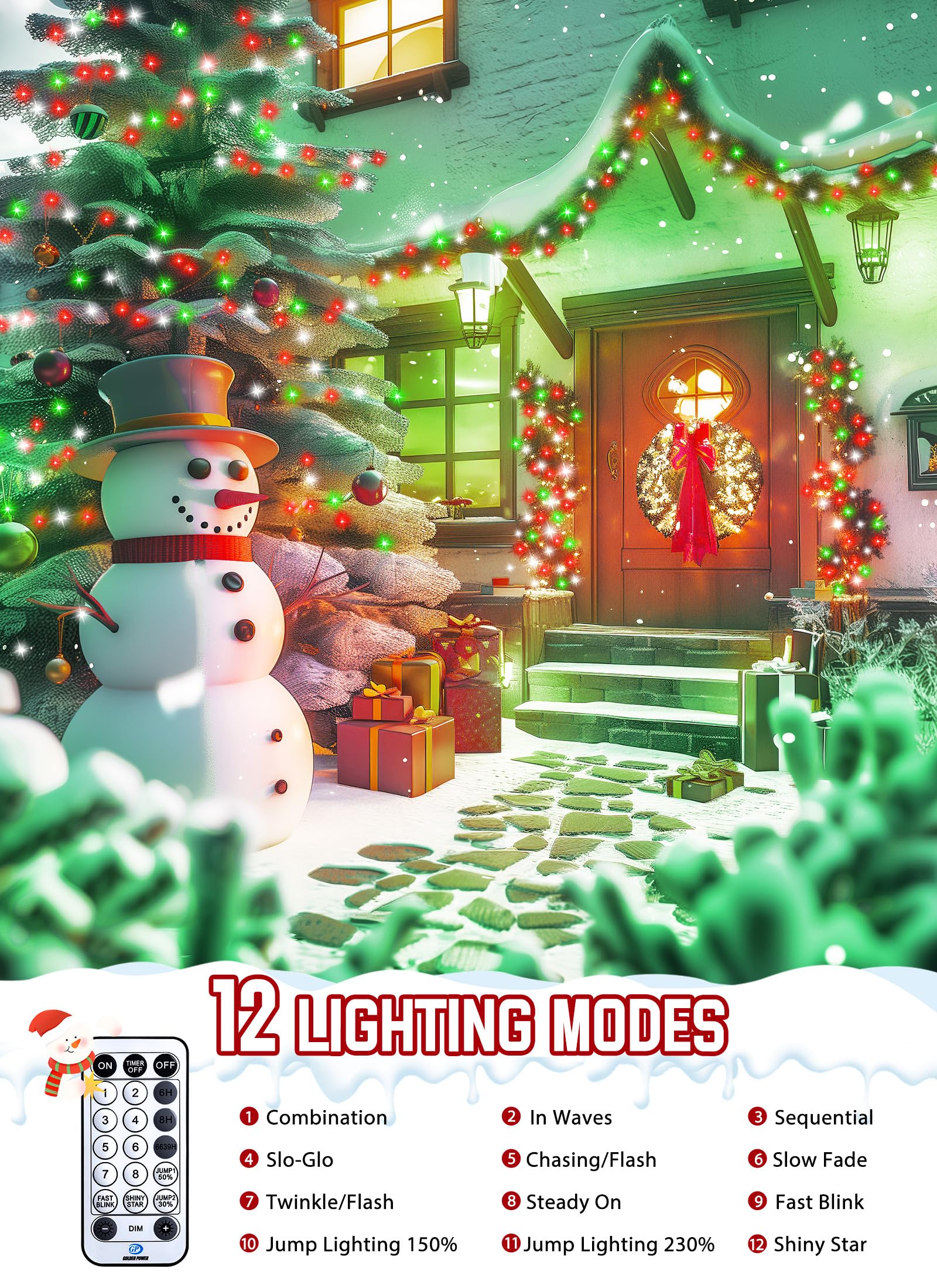 Foto 3 pulgar | Cadena De Luces Led Brightown 1000 De 15 M Para Árbol De Navidad - Venta Internacional.