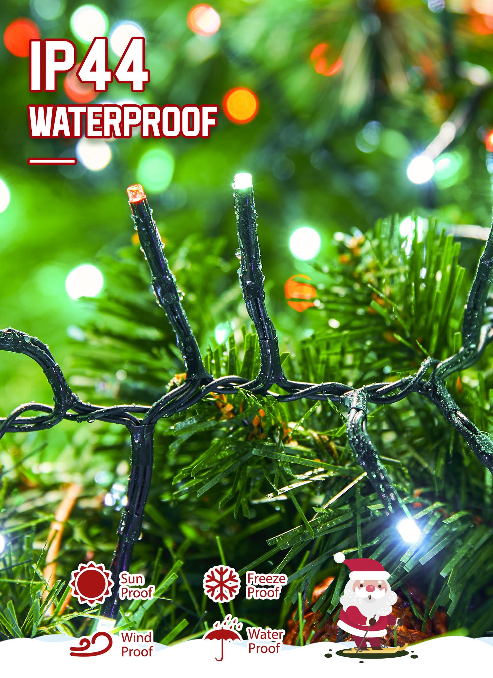 Foto 4 pulgar | Cadena De Luces Led Brightown 1000 De 15 M Para Árbol De Navidad - Venta Internacional.