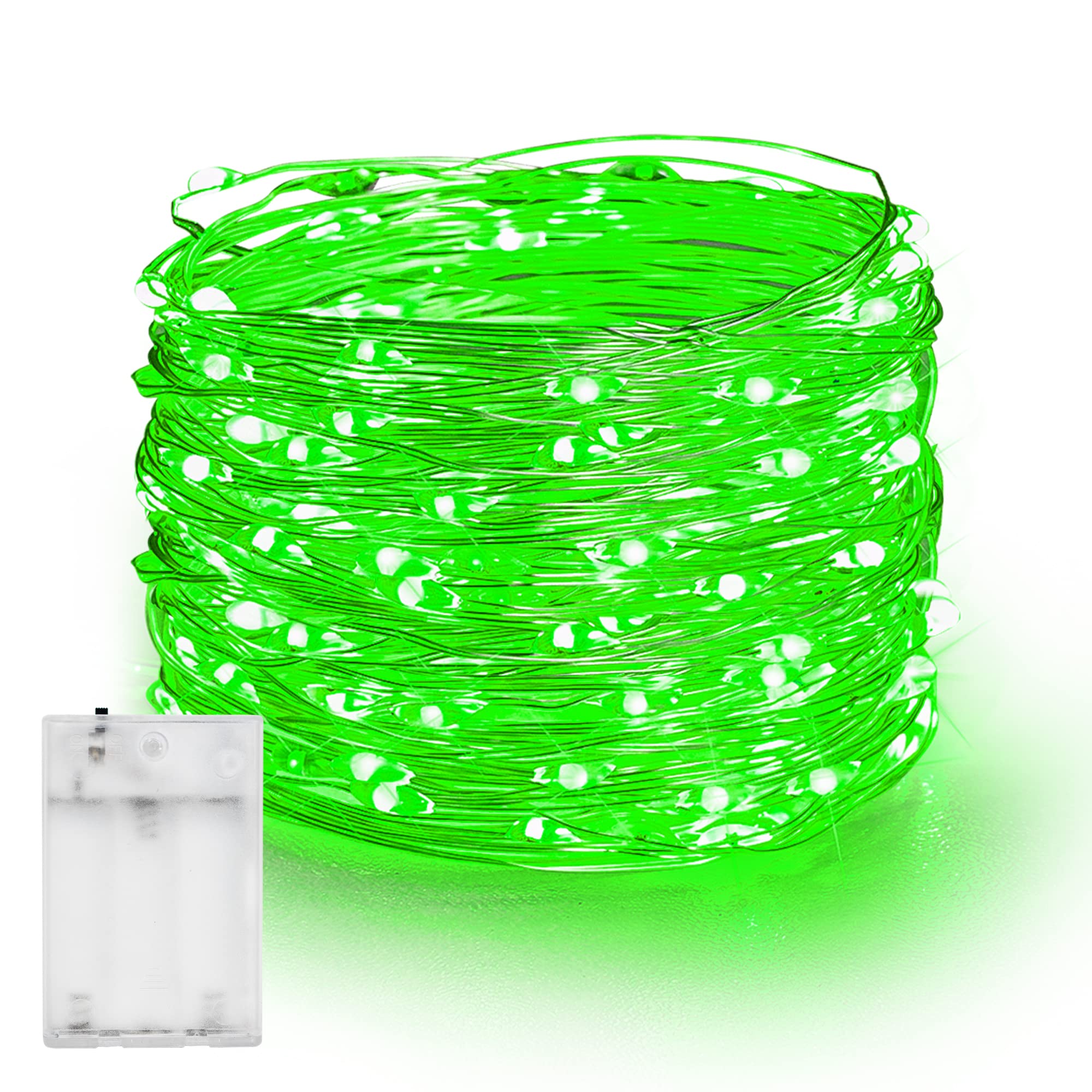 Foto 2 pulgar | Fairy Lights Dazzle Bright, 20 M, 60 Led, Funciona Con Pilas, Color Verde - Venta Internacional.