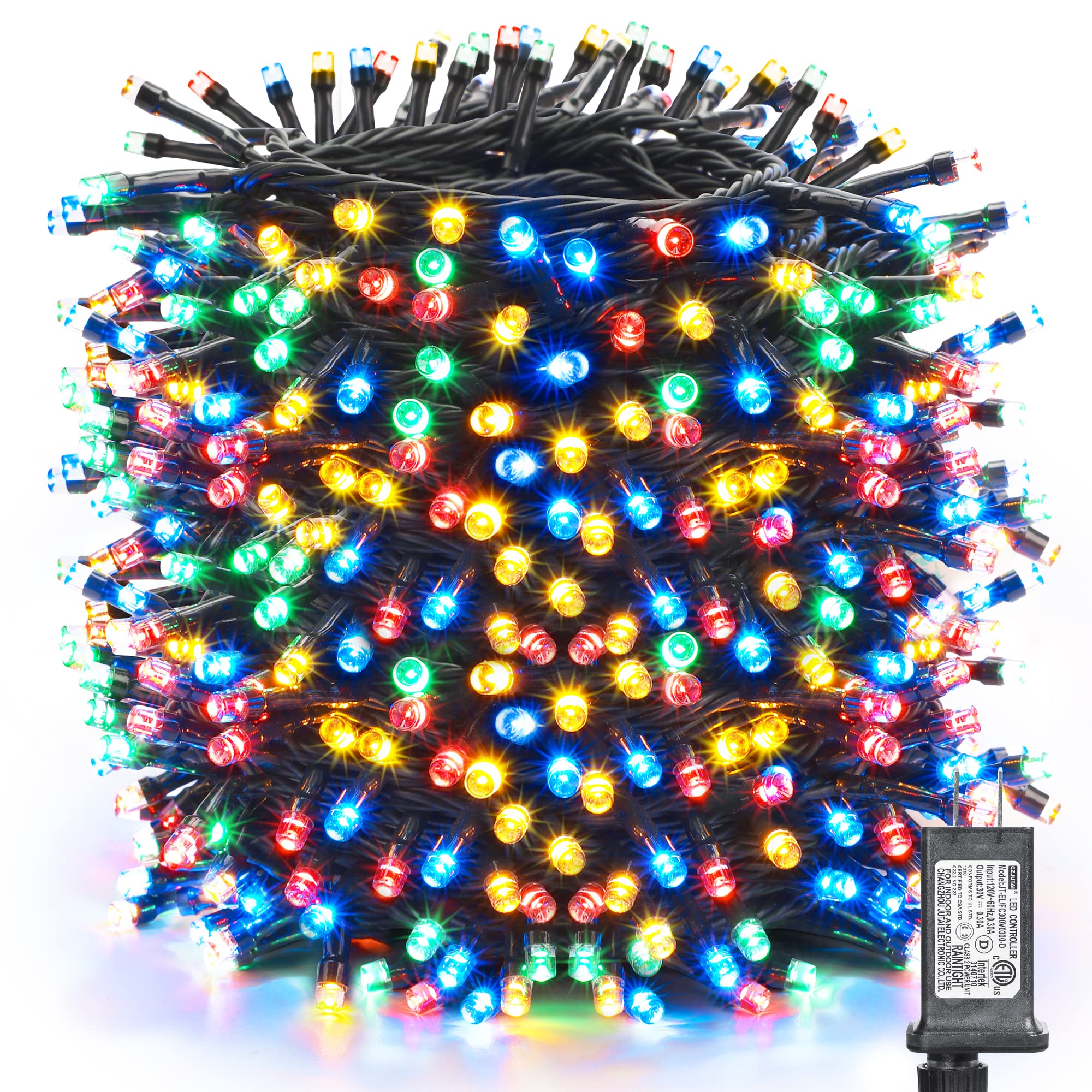 Luces Navideñas Toodour, 328 Pies, 1000 Led, 8 Modos, Multicolor - Venta Internacional.