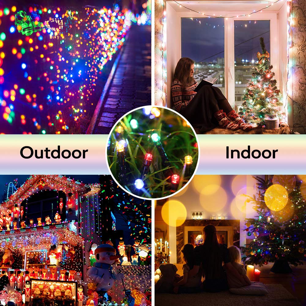 Foto 5 | Luces Navideñas Toodour, 328 Pies, 1000 Led, 8 Modos, Multicolor - Venta Internacional.