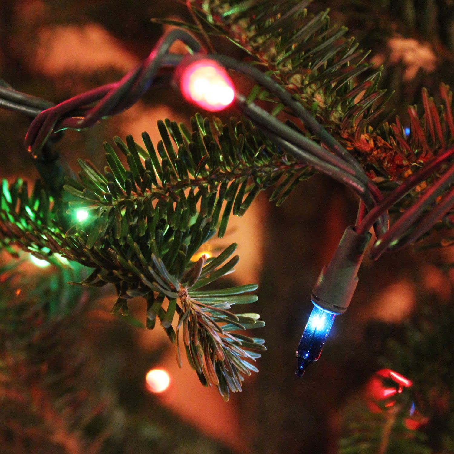 Foto 5 pulgar | Pequeña Cadena De Luces Navideñas Deslumbrantes, 20 M, 100 Led - Venta Internacional.