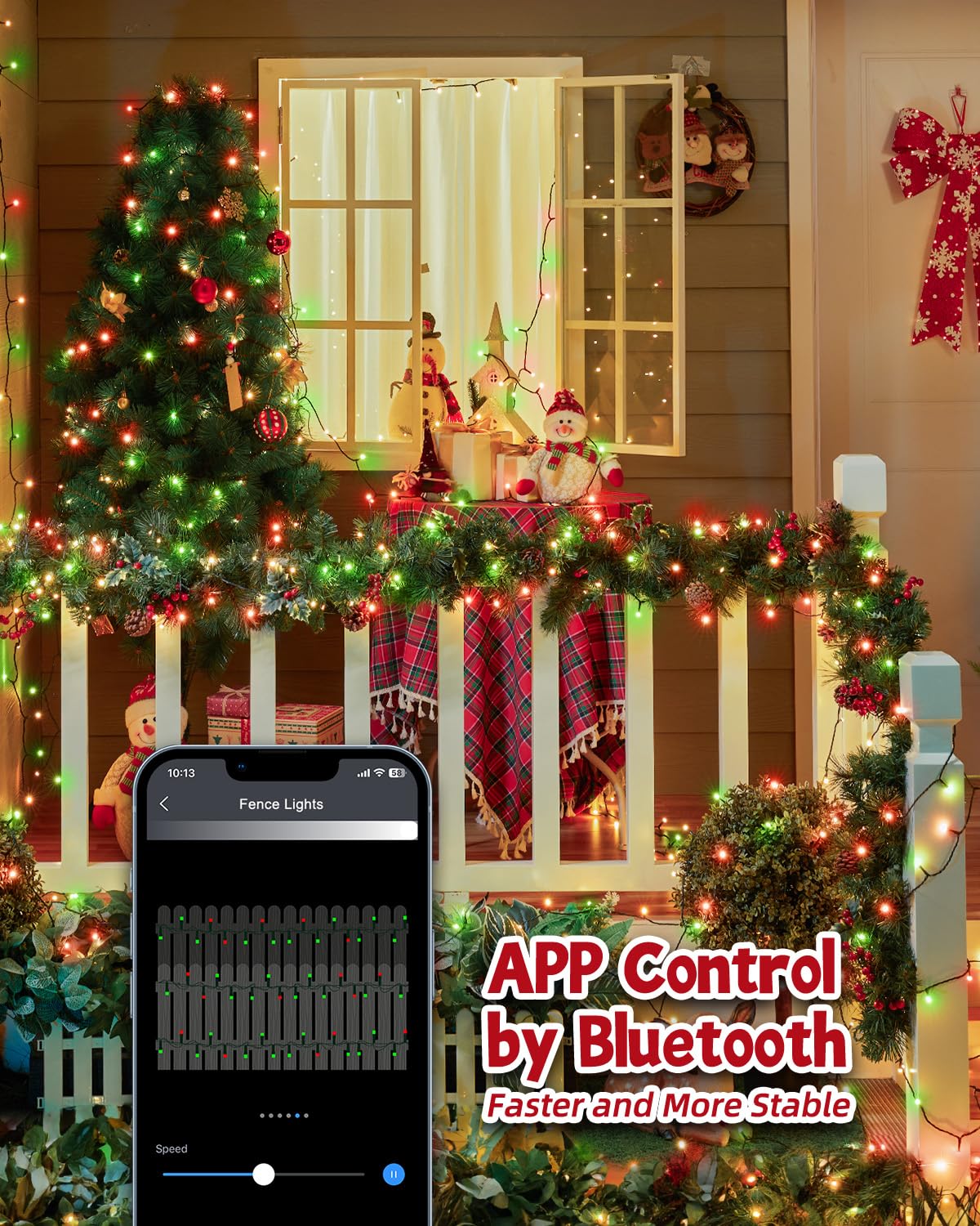 Foto 6 pulgar | Luces Navideñas Minetom Que Cambian De Color 800 Led 264m - Venta Internacional.