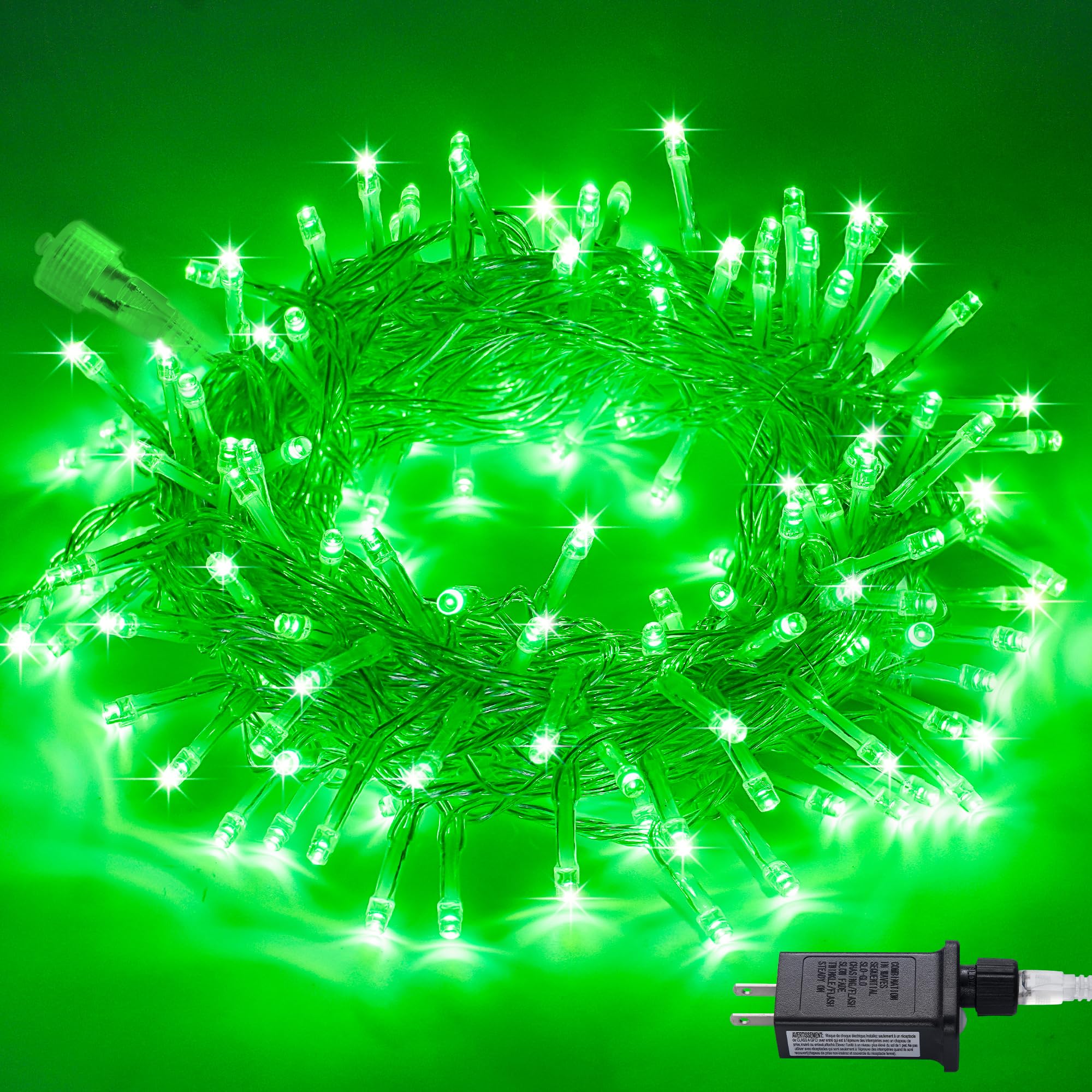 Luces Navideñas Jmexsuss Conectables, 100 Led Verdes, 33 M - Venta Internacional. $702