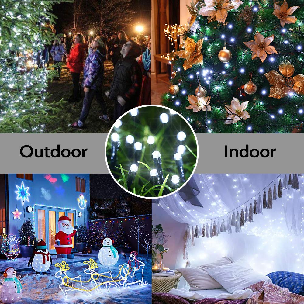 Foto 5 | Luces Navideñas Toodour, 338 Pies, 1000 Led, 8 Modos, Color Blanco Frío - Venta Internacional.