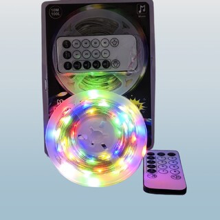Foto 4 | Serie Led Navideña De 10 Mtrs Multicolor Con 7 Melodías Navideñas Y Control
