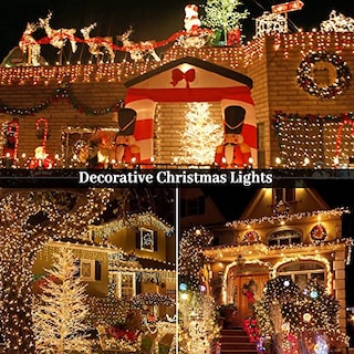 Foto 3 | Cadena De Hadas Led Eueasy 1000 De Luces Navideñas, 105 M, Impermeable - Venta Internacional.