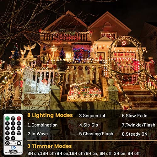 Foto 5 pulgar | Cadena De Hadas Led Eueasy 1000 De Luces Navideñas, 105 M, Impermeable - Venta Internacional.