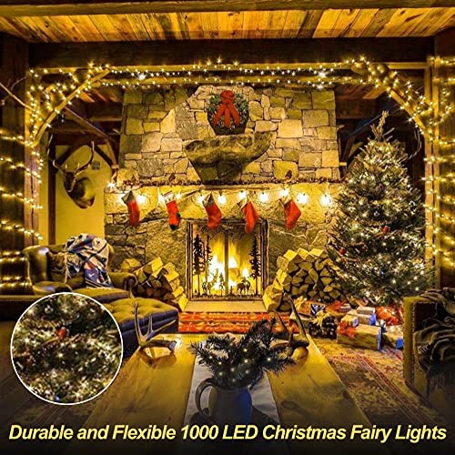 Foto 8 pulgar | Cadena De Hadas Led Eueasy 1000 De Luces Navideñas, 105 M, Impermeable - Venta Internacional.