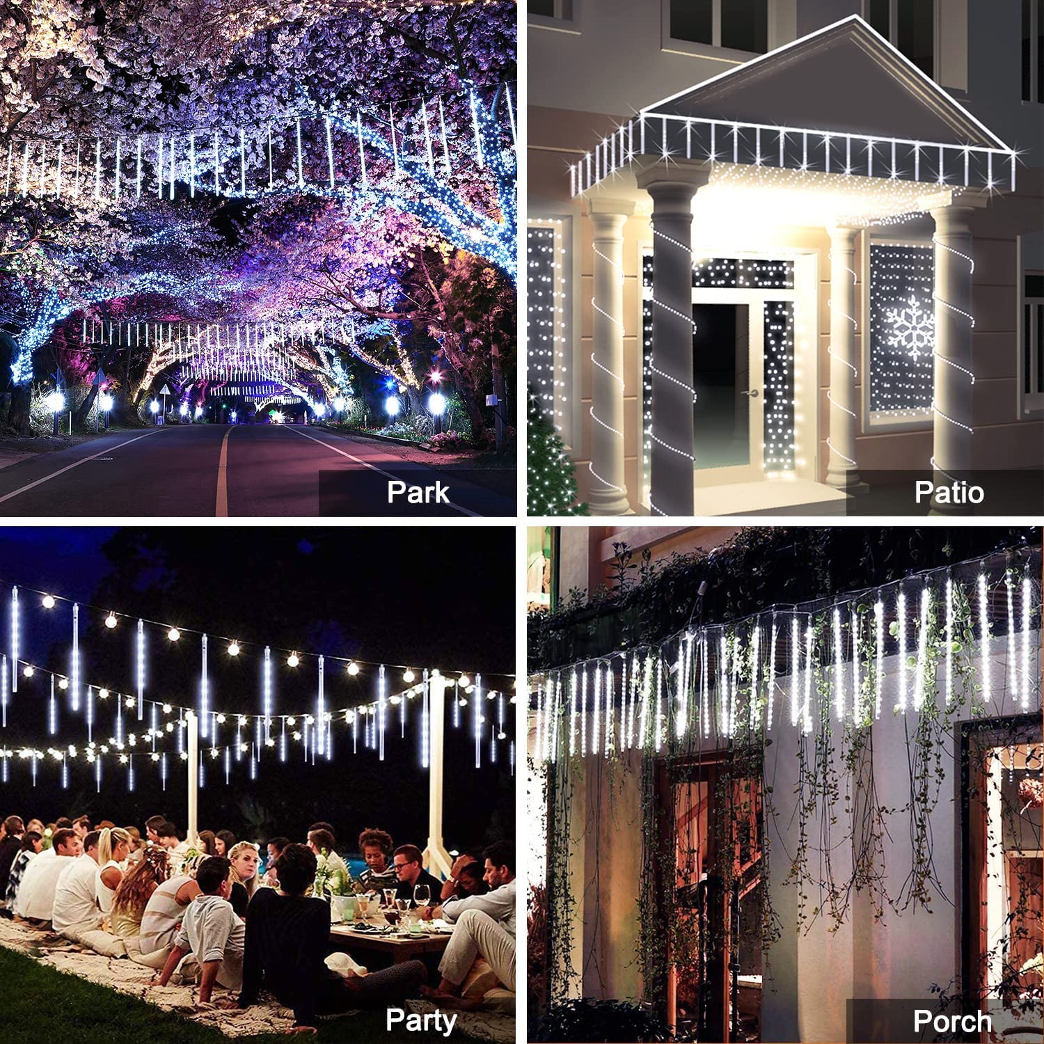 Foto 6 | Luces Solares Navideñas Con Forma De Meteorito Jmexsuss, Paquete De 2 - Venta Internacional.