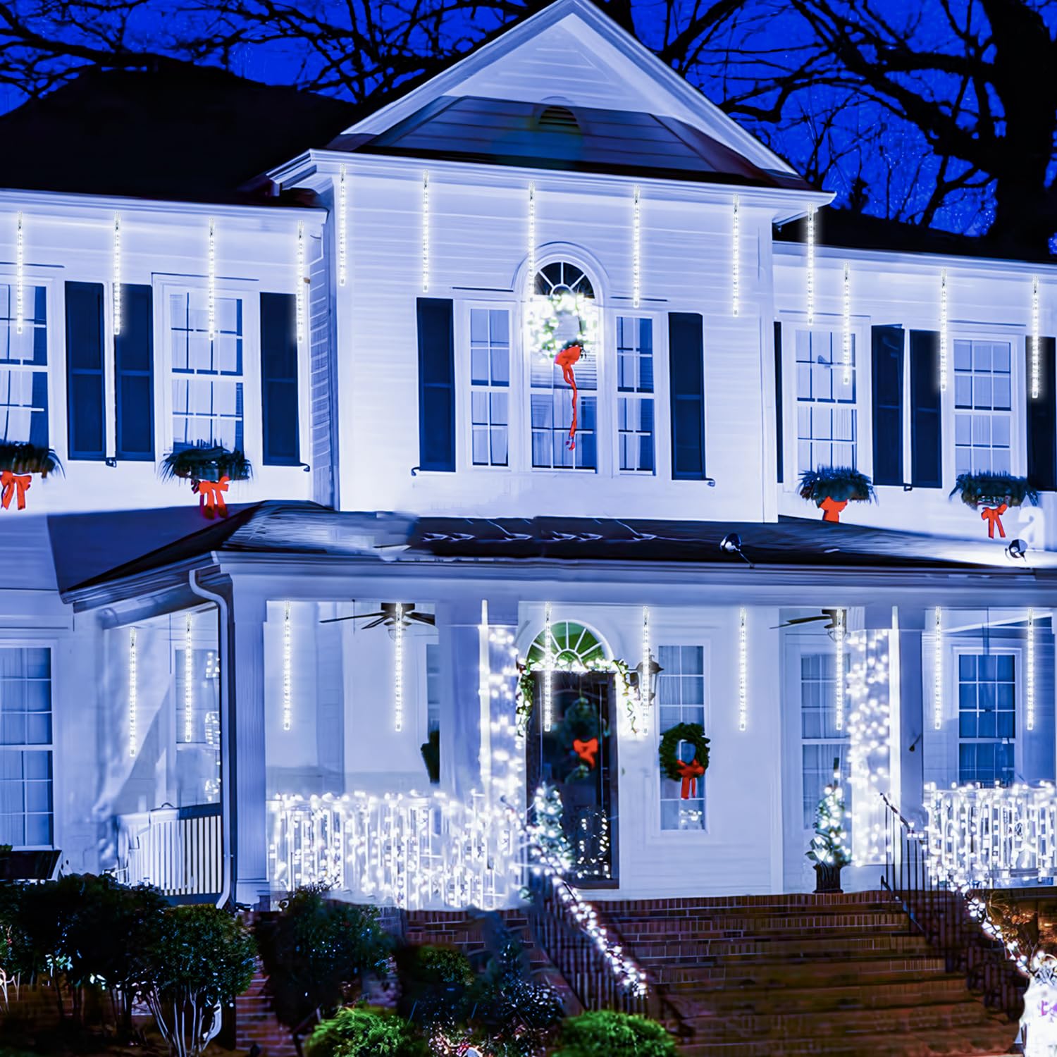 Foto 7 | Luces Solares Navideñas Con Forma De Meteorito Jmexsuss, Paquete De 2 - Venta Internacional.
