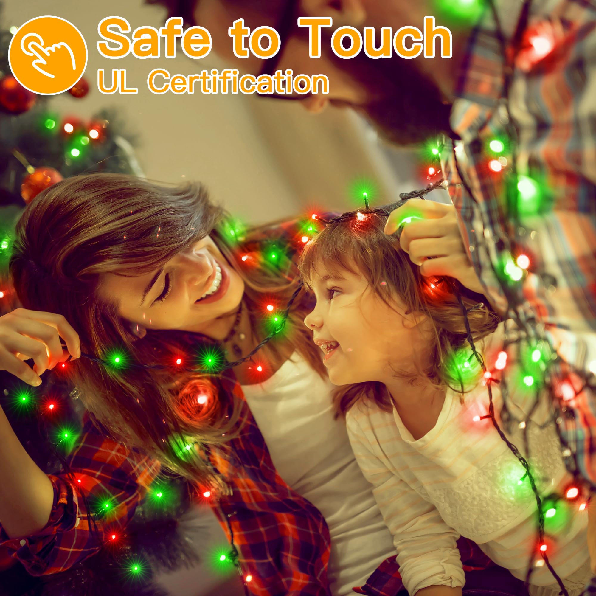 Foto 4 | Luces Navideñas Ollny 500led De 50 M Con 8 Modos Y Control Remoto - Venta Internacional.