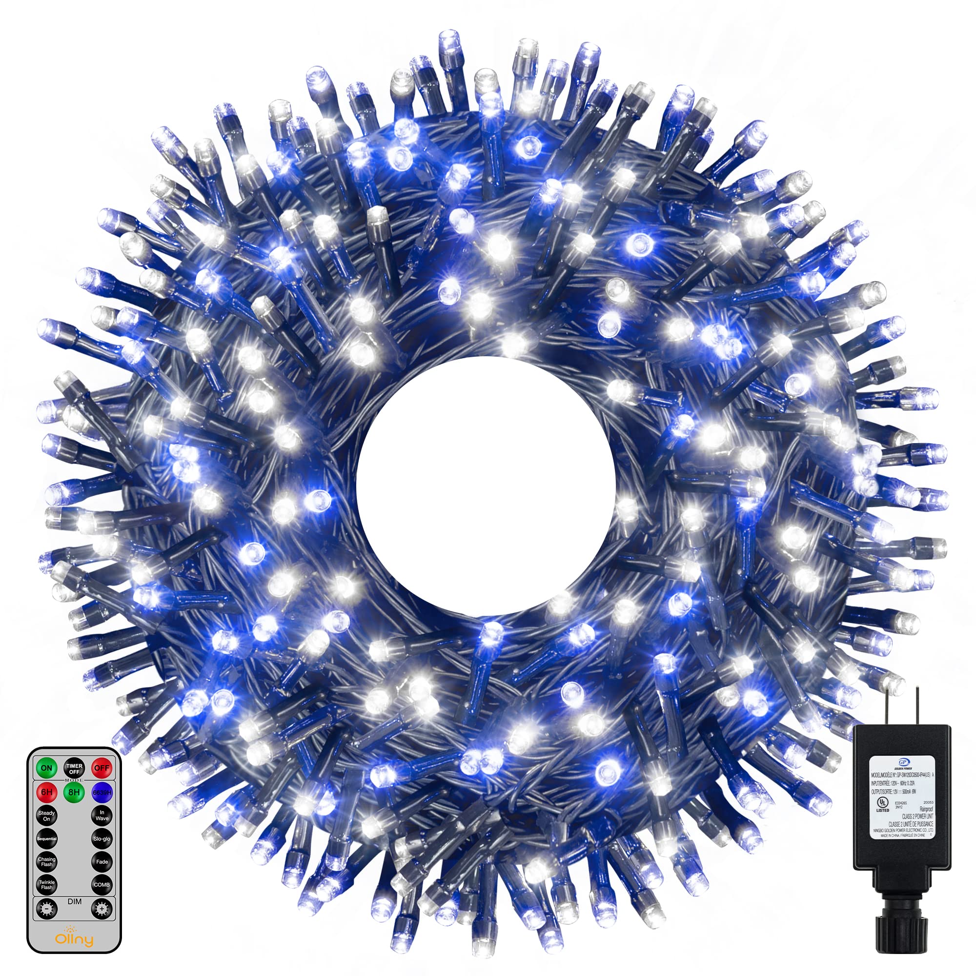 Luces Navideñas Ollny 500 Led 50 M Multicolor Con Control Remoto - Venta Internacional. $1,167