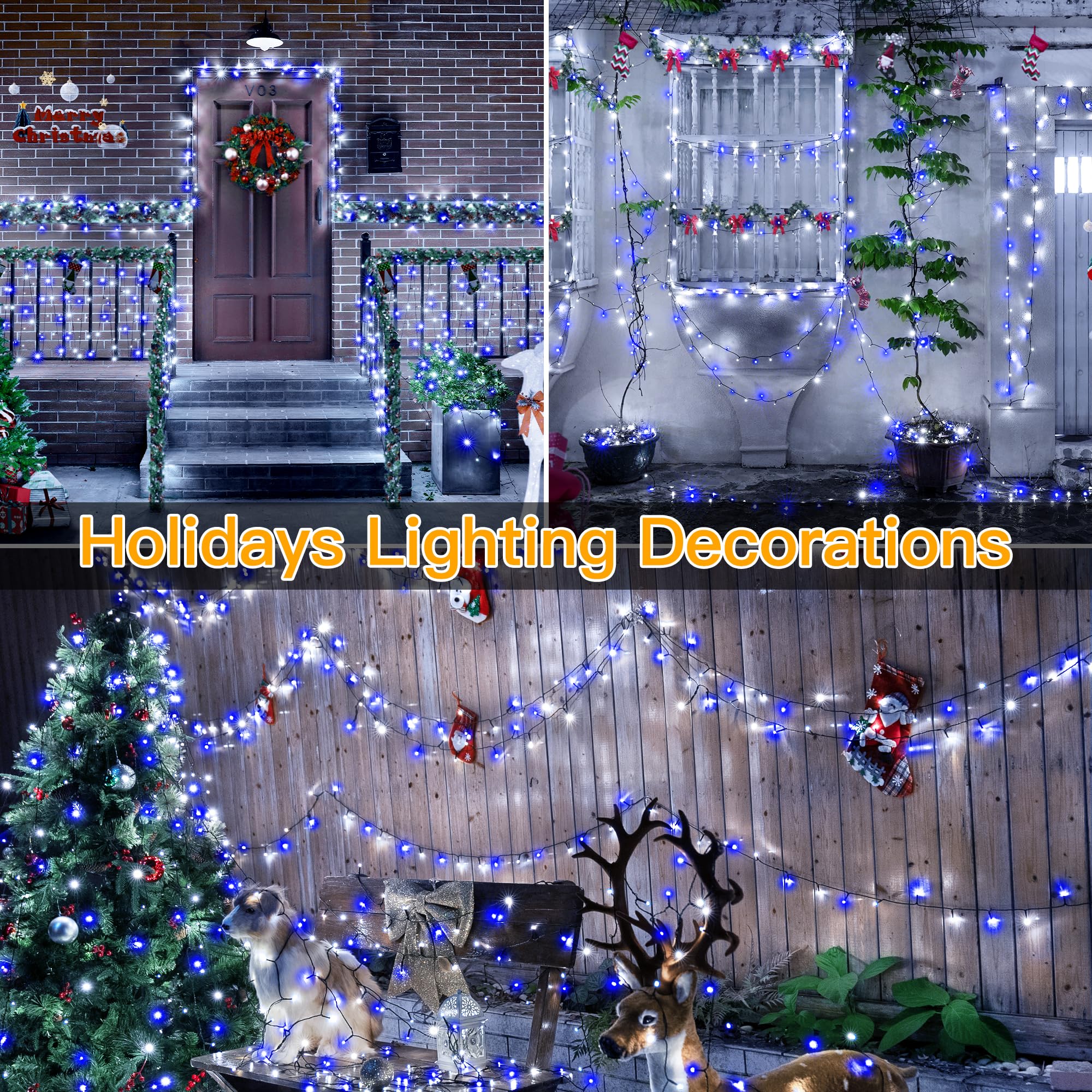 Foto 7 | Luces Navideñas Ollny 500 Led 50 M Multicolor Con Control Remoto - Venta Internacional.