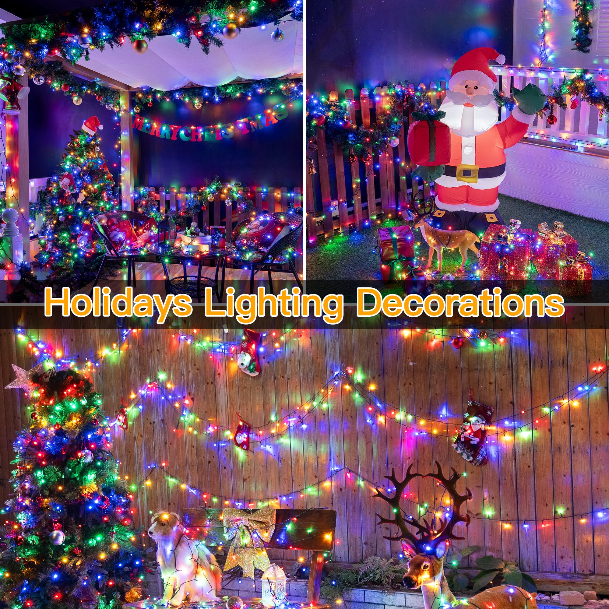 Foto 7 | Luces Navideñas Ollny 500 Led 50 M Multicolor Con Control Remoto - Venta Internacional.