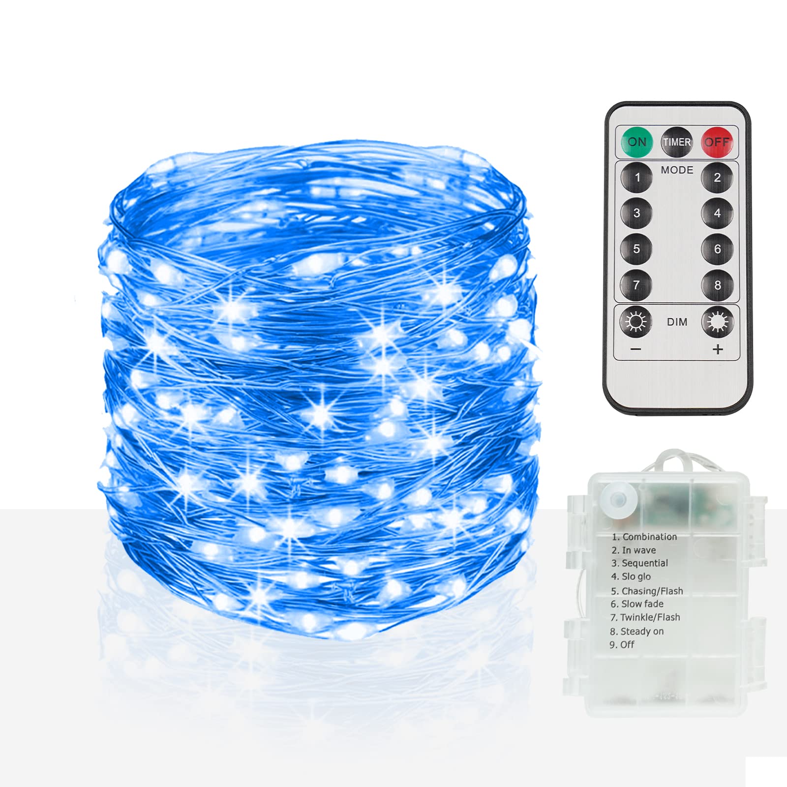 Foto 2 pulgar | Luces Led Navideñas Suddus Blue 200 20 M Impermeables - Venta Internacional.