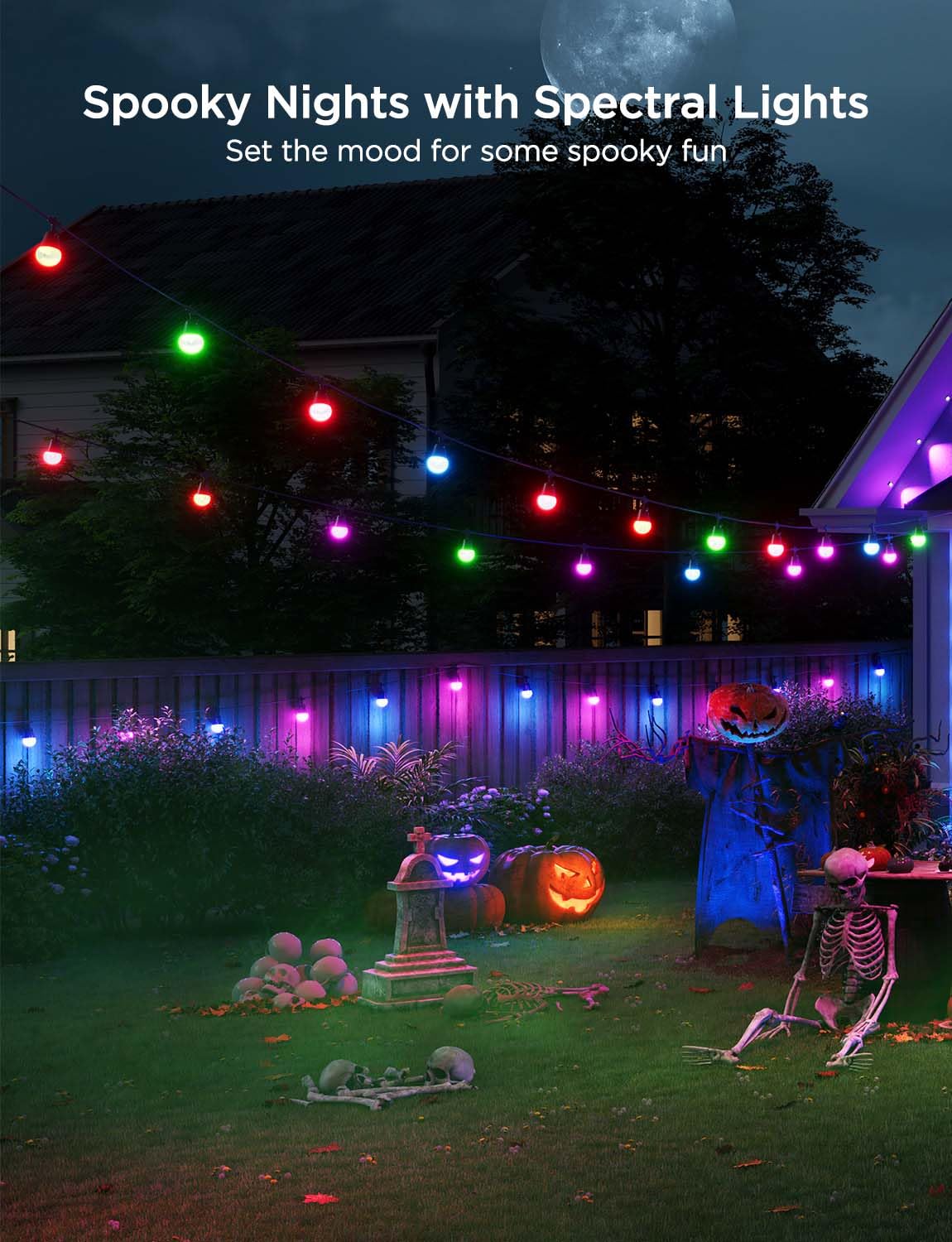 Foto 2 | Luces para Exteriores Govee H7015 de 48 Pies con 15 Led Rgbic Regulables - Venta Internacional