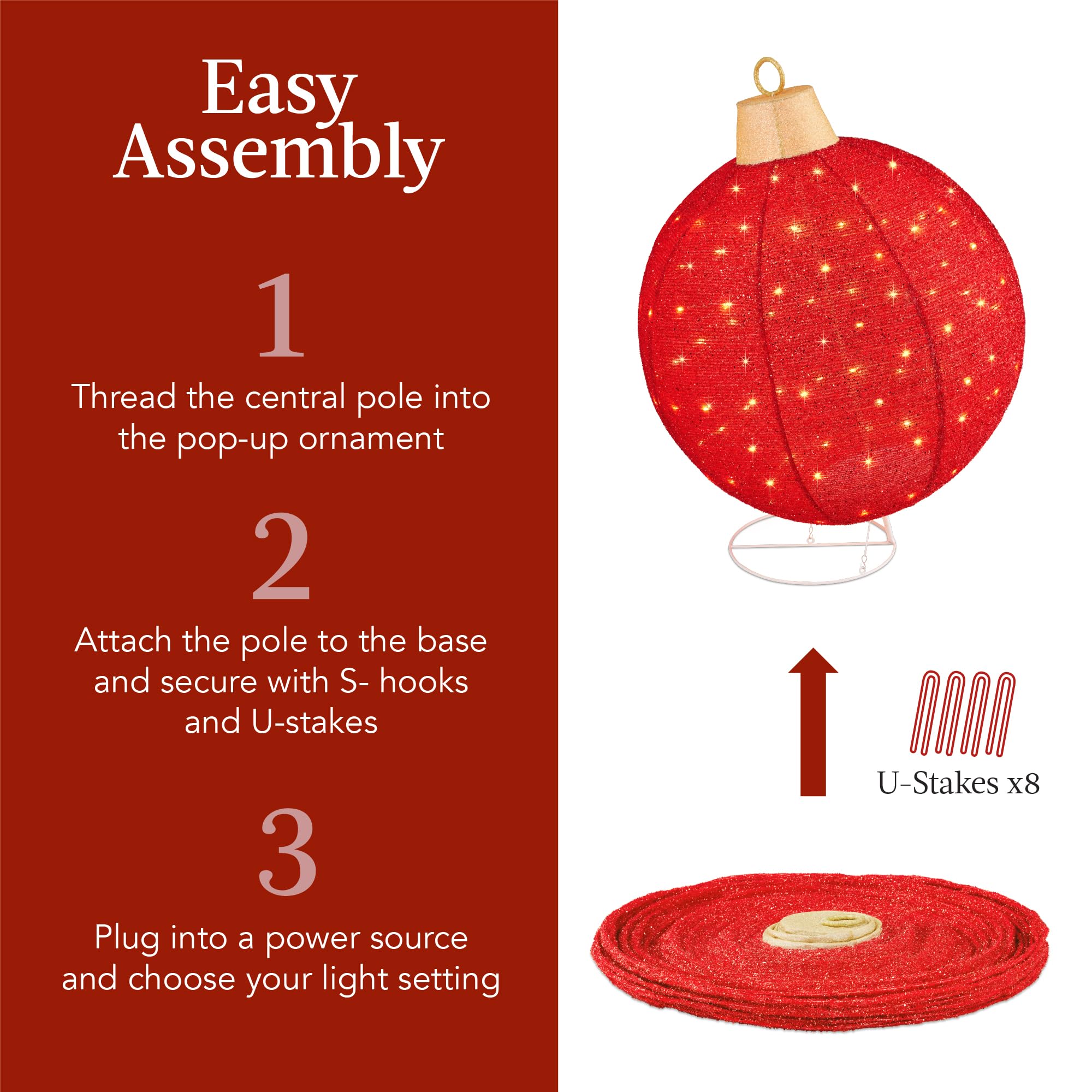 Foto 6 pulgar | Juego De Adornos Navideños Best Choice, 2 Piezas Con 180 Luces Led - Venta Internacional.