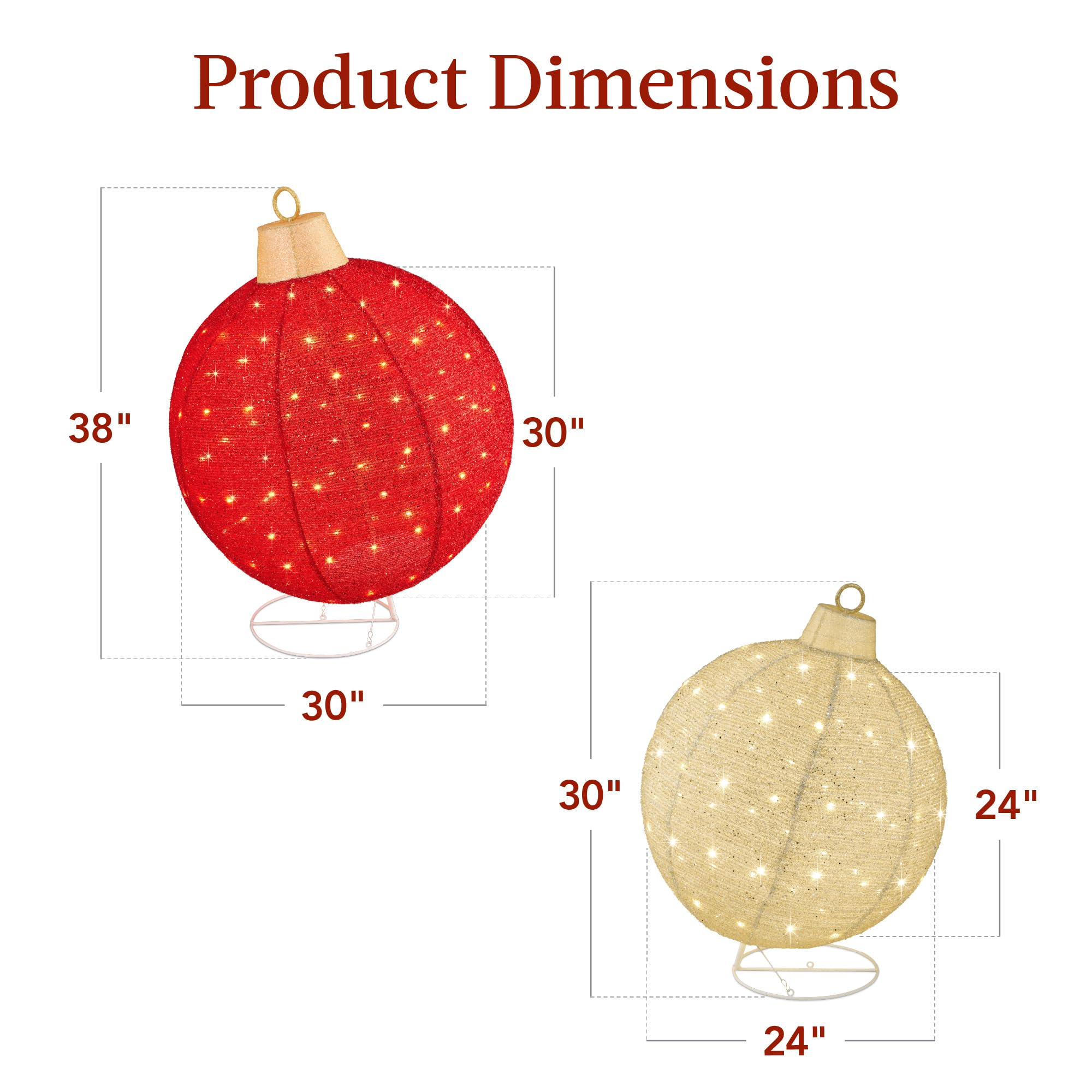 Foto 8 pulgar | Juego De Adornos Navideños Best Choice, 2 Piezas Con 180 Luces Led - Venta Internacional.