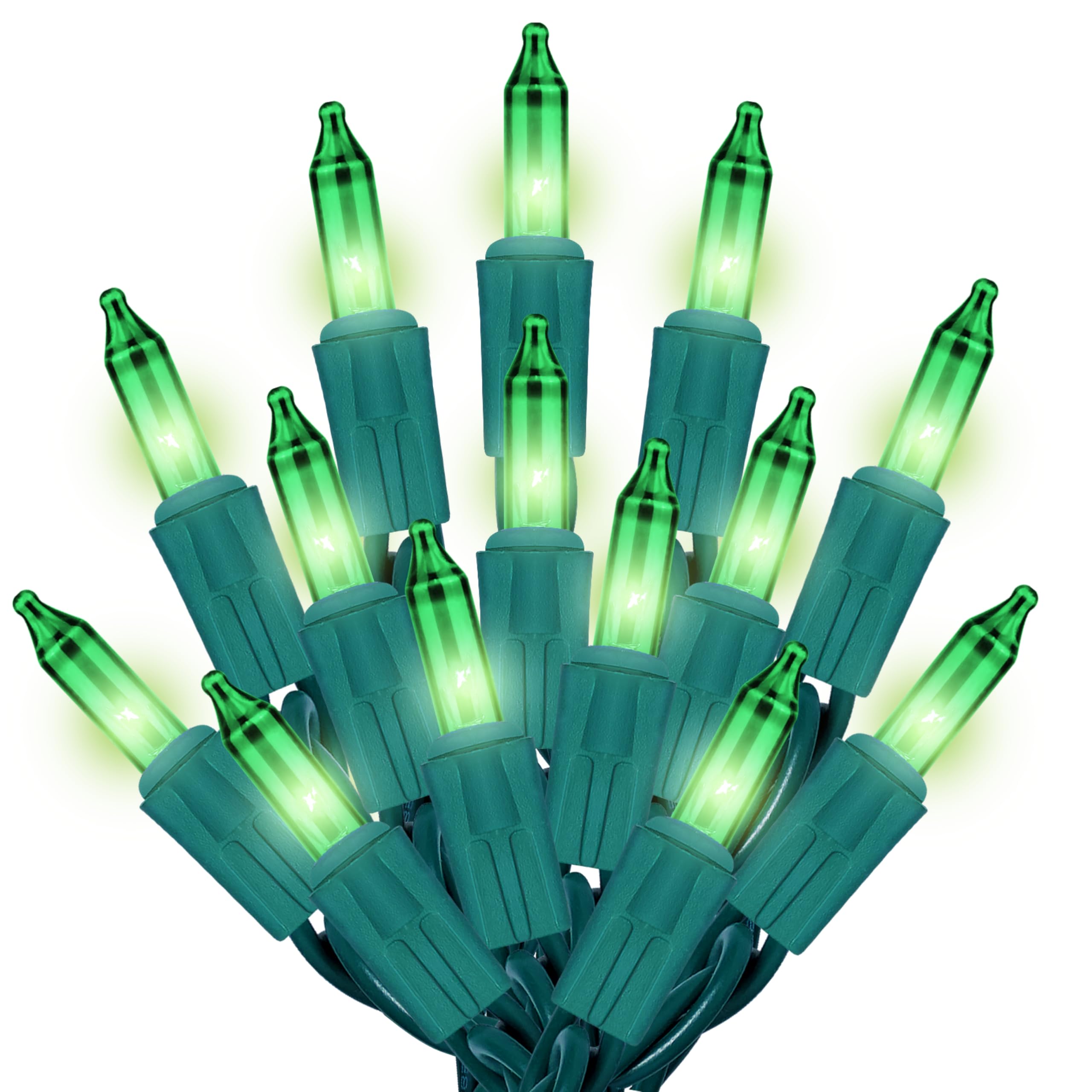Foto 2 pulgar | Luces Navideñas Prextex 100 Led Verdes De 6 M Para Interiores Y Exteriores - Venta Internacional.