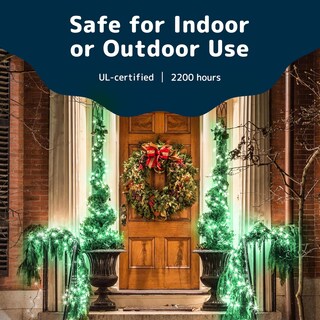 Foto 3 | Luces Navideñas Prextex 100 Led Verdes De 6 M Para Interiores Y Exteriores - Venta Internacional.