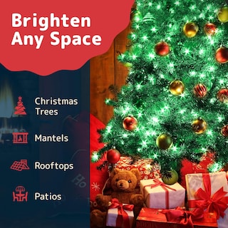 Foto 4 | Luces Navideñas Prextex 100 Led Verdes De 6 M Para Interiores Y Exteriores - Venta Internacional.