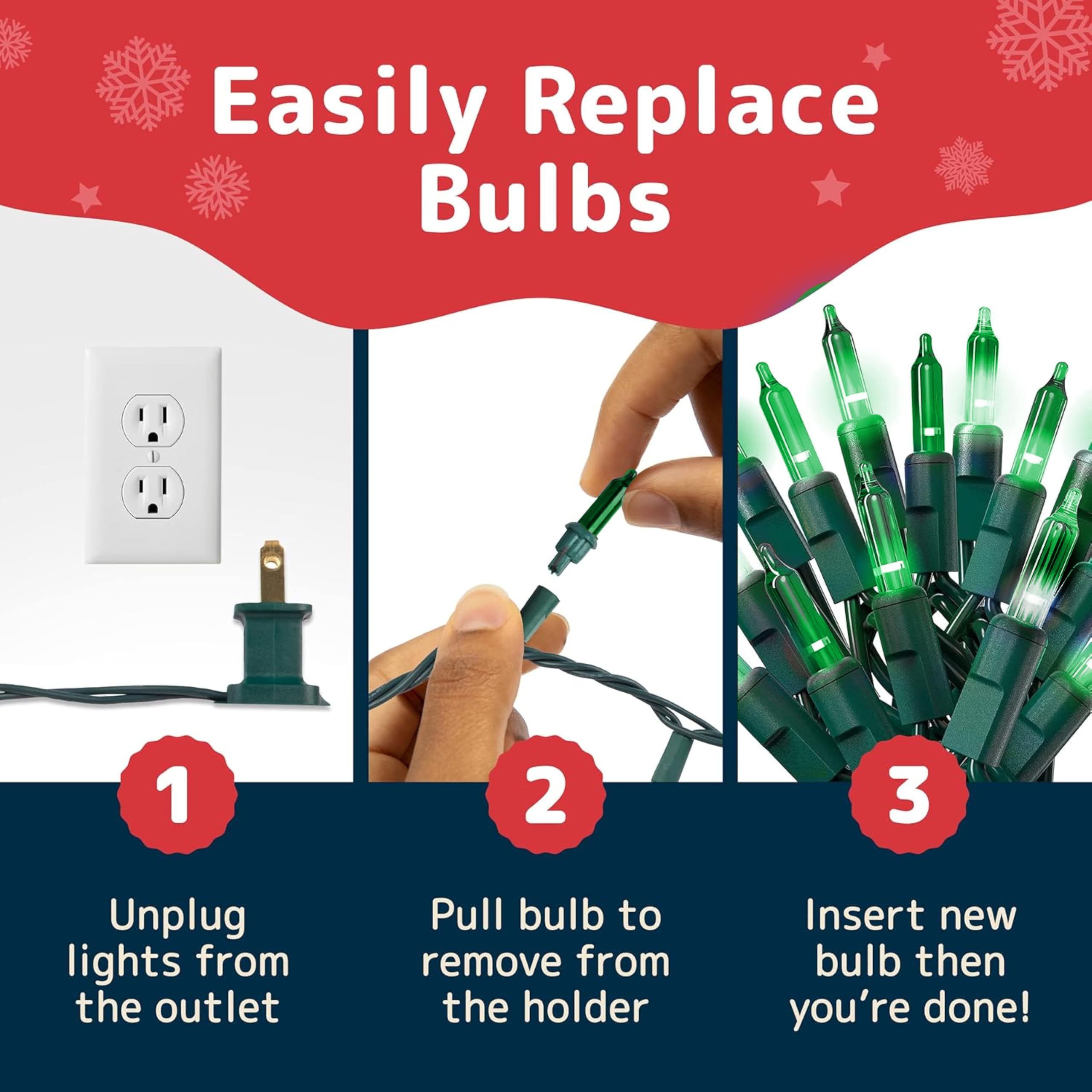 Foto 7 | Luces Navideñas Prextex 100 Led Verdes De 6 M Para Interiores Y Exteriores - Venta Internacional.