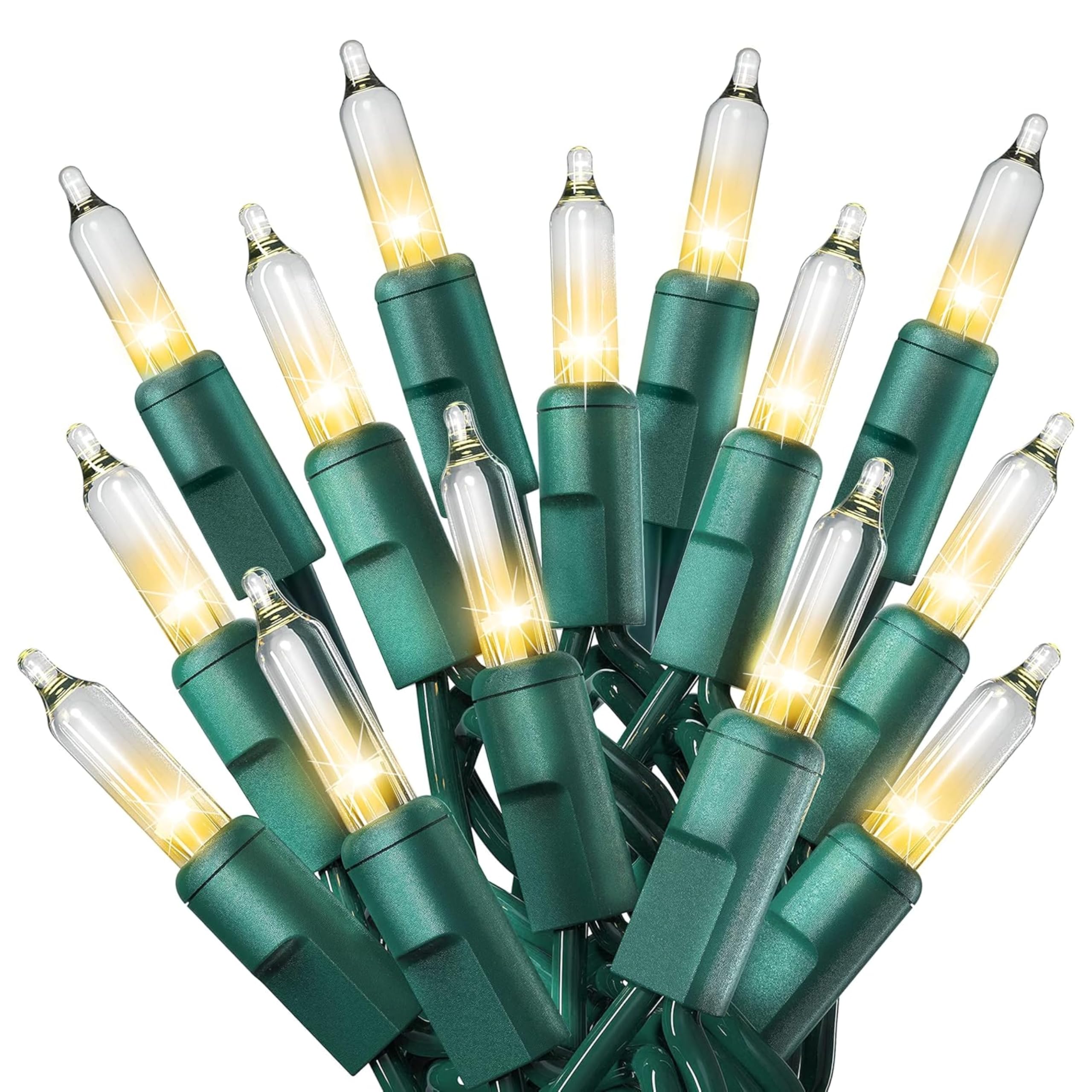 Foto 1 | Luces Navideñas Prextex 500, Transparente, Blanco Cálido, 30 M - Venta Internacional.