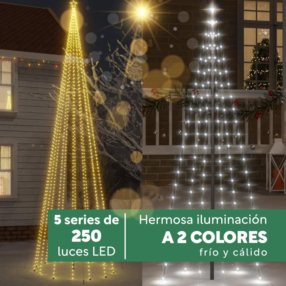 Foto 3 pulgar | Kit de Luces de Navidad Sky Green Luz Blanca Y Cálida