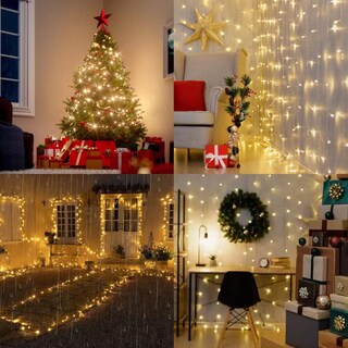 Foto 6 | Kit de Luces de Navidad Sky Green Luz Blanca Y Cálida