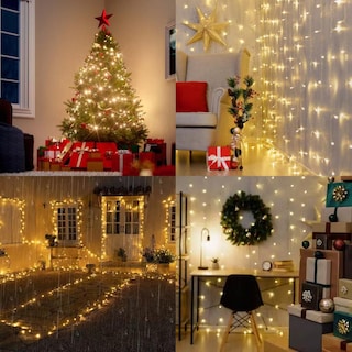 Foto 6 | Kit Luces de Navidad Sky Green Luz Blanca y Cálida